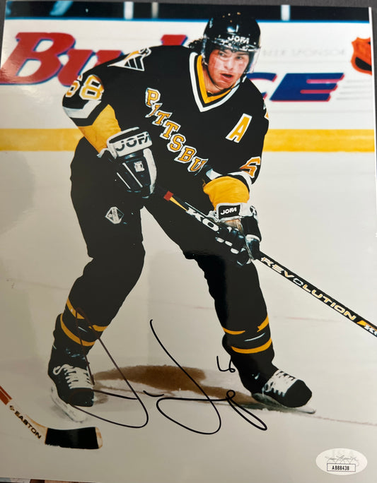 Penguins Jaromir Jagr signed 8x10  Future HOF