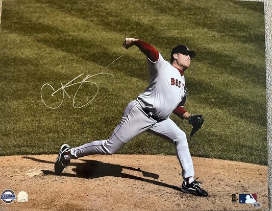 Red Sox Curt Schilling signed 16x20