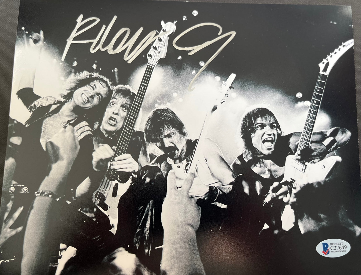 THE SCORPIONS RUDOLPH SCHENKER SIGNED 8X10