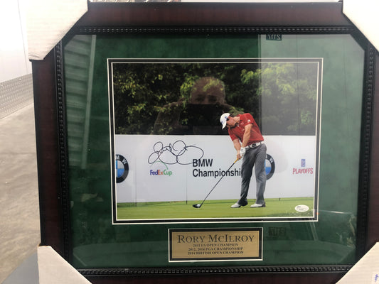 Golf Major Champion  Rory McIlroy signed and framed 11x14 with JSA certification